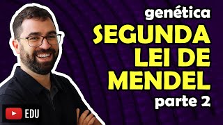 Segunda Lei de Mendel parte 2  Aula 11  Módulo II Genética  Prof Gui [upl. by Feld]