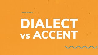 Voice123 Dialect vs Accent  whats the difference [upl. by Delanie45]