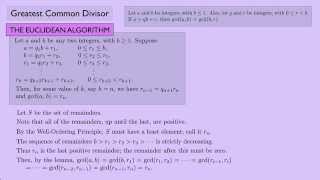 Abstract Algebra 1 Greatest Common Divisor [upl. by Sumner]