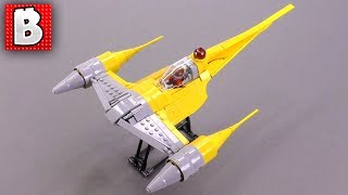 Amazing LEGO N1 Naboo Starfighter MOC Sleek and Beautiful Star Wars Ship [upl. by Blondie]