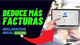 📣CÓMO AGREGAR  FACTURAS 📄📄 en tu Declaración Anual✅ con ejemplo PRÁCTICO DEDUCIBLE 📌 [upl. by Leizo]