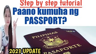 Paano kumuha ng PASSPORT online step by step guide  2023 update [upl. by Kowal]