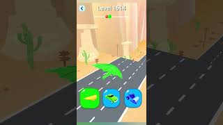 Shape Shifting 2 GAMEPLAY Level No 1614 Walkthrough  New Update Car Racing Shorts ShapeShifting [upl. by Bluh]