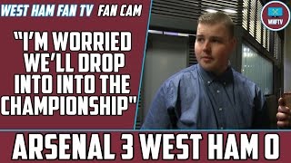 quotIm Worried well drop into the Championshipquot Arsenal 3  West Ham 0 [upl. by Greenland]