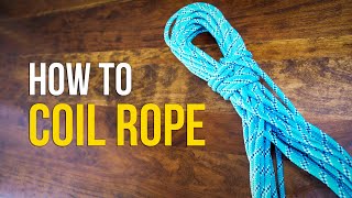 A Simple Trick Everyone Who Uses Rope Should Know  How to Coil Rope amp Paracord [upl. by Voorhis]