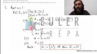 4 Exercice n°4 Sousespace vectoriel base et dimension Prépa HEC  ECE  ECS  Maths Sup [upl. by Gisella485]