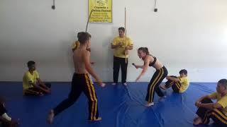 Jogo de facanavalha  Batizado da Capoeira [upl. by Retrac]