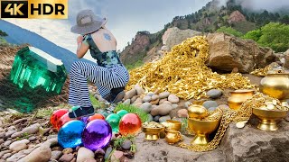 Mountain No 1 Diamond Mine Uncovered Gold Treasure Village Explored [upl. by Ennaed]