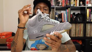 NIIKE AIR JORDAN 5 WOLF GREY  TWO FEET BARE CREPS EPISODE 40 [upl. by Tess589]