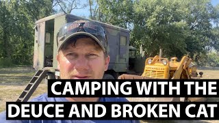 Weekend with the M35 Overland Camper and Caterpillar D4 [upl. by Merton]