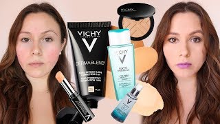 MAQUILLAJE ALTA COBERTURA  VICHY DERMABLEND  ACNE MANCHAS Y CICATRICES [upl. by Thad]