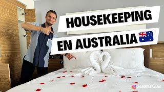 Trabajar como HOUSEKEEPING en AUSTRALIA Sueldos horas tareas [upl. by Pepe]