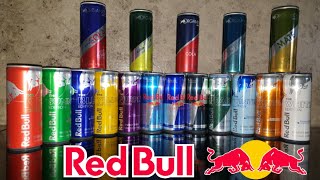 Wie schmecken alle RED BULL Sorten die es gibt und gab Herzinfarkt kann kommen  die PÜFFCHENS [upl. by Rufford]