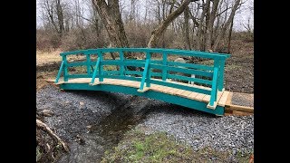 How To Build A Backyard Bridge [upl. by Kiele]