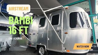 Walkthrough Airstream Bambi 16ft weights 1500 Kg [upl. by Alemahs765]