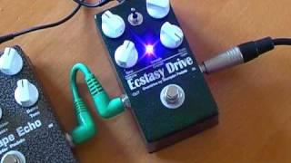 Wampler Pedals Ecstasy Drive with Faux Tape Echo [upl. by Essile272]