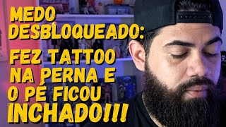 TATUAGEM NA PERNA REQUER CUIDADOS ESPECIAIS ENTENDA [upl. by Ryun]