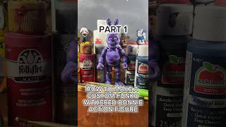 How to make a Custom Funko Withered Bonnie Action Figure from FNaF 2 Tutorial PART 1 fnaf funko [upl. by Retep149]