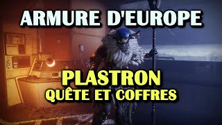 Destiny 2  Plastron dEurope quête et coffres [upl. by Aratas]