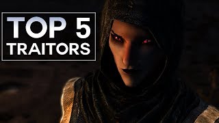 Skyrim  Top 5 Traitors [upl. by Chicky]