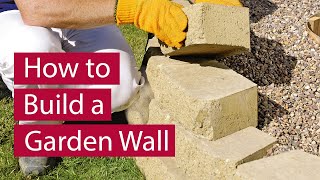 How to Build a Garden Wall [upl. by Nnyled]