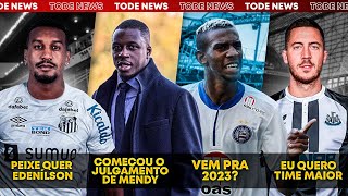 JULGAMENTO de MENDY começou l NEWCASTLE quer HAZARD  ele não quer l TALISCA no BAHIA CITY  e [upl. by Biagio]