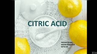 Citric acid production [upl. by Adoc]