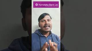 Karnataka Bank total branches Atm Income Total Assets Value [upl. by Nanyk]