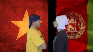 Afghanistan vs Vietnam  Immortal Rap Battles Of Nations 13 [upl. by Aivin]