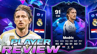 🎩91 RTTK LUKA MODRIC PLAYER REVIEW  EA FC 24 ULTIMATE TEAM [upl. by Arahk]