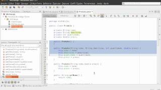 Criando classes de modelo consturores e encapsulamento com Java [upl. by Sayette]