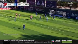 Gol de D Medina  Tepatitlán 1  1 Celaya  Jornada 8  Guard1anes2020  Liga BBVA Expansión MX [upl. by Derna]