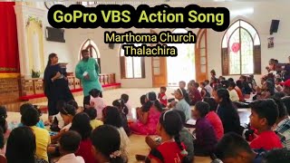 Aadidam Padidam Nadhane Vazhthidam  Gopro VBS Action Song malayalam  Marthoma VBS Song 2024 [upl. by Abner]