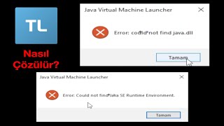 Java Hata Could not find javadll Nasıl Çözülür [upl. by Kecaj]