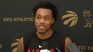 Toronto Raptors Media Availability Practice October 222023 [upl. by Anaibib]