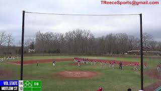 Baseball vs Motlow State Community College  Game 1 [upl. by Nonnarb]