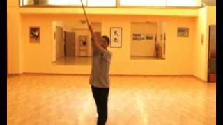 Master Huang Su Chun  HsingI Short stick form [upl. by Zebe703]