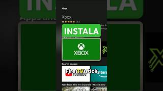 Como INSTALAR Xbox en un Fire Tv Stick firetvstick xbox gaming consolas tutorial [upl. by Orihakat]