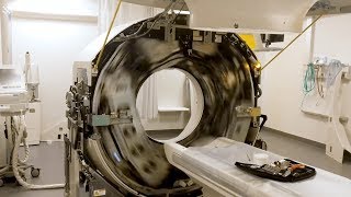 Radiographer Films Inside of a CT scanner spinning at full speed [upl. by Bendite]