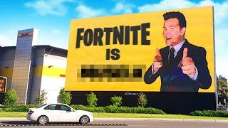 Buying the BIGGEST Billboard In Sydney For Fortnite [upl. by Nnaear]