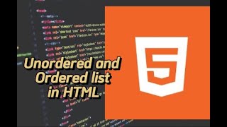 Mastering Html Lists Organizing Your Content With Ordered And Unordered Lists lesson 5 html Somali [upl. by Nage840]