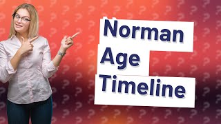 When was the Norman age [upl. by Aicinad280]