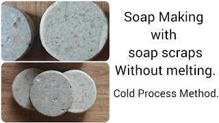 Soap Making with Soap ScrapsCold Process SoapHandmade SoapsSoap MakingRebatching Soap [upl. by Gristede]