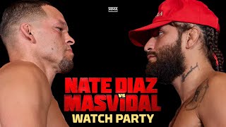 🔴 Diaz vs Masvidal LIVE Stream  Main Event Watch Party  MMA Fighting [upl. by Blancha503]