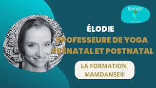 Témoignage de Élodie Professeure de Yoga prénatal et postnatal 2 [upl. by Sukey]