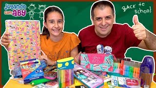 Haul de MATERIAL ESCOLAR para el nuevo curso  ABY [upl. by Phail]