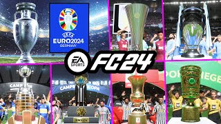 EA SPORTS FC 24  ALL 24 LICENSED COMPETITIONS ft NEW amp MORE [upl. by Meean]