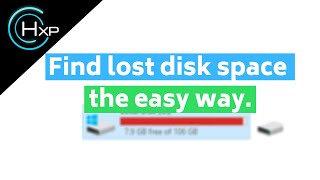 Find lost disk space with SpaceSniffer  Easy tools [upl. by Goldston854]