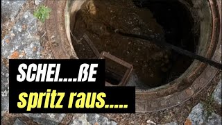 Rohrreinigung 136 Wie siehts im Keller aus Schächte stehen voll mit POOP [upl. by Iarised812]