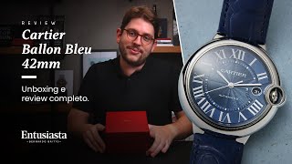 CARTIER BALLON BLEU 42mm  UNBOXING E REVIEW COMPLETO [upl. by Kopaz136]